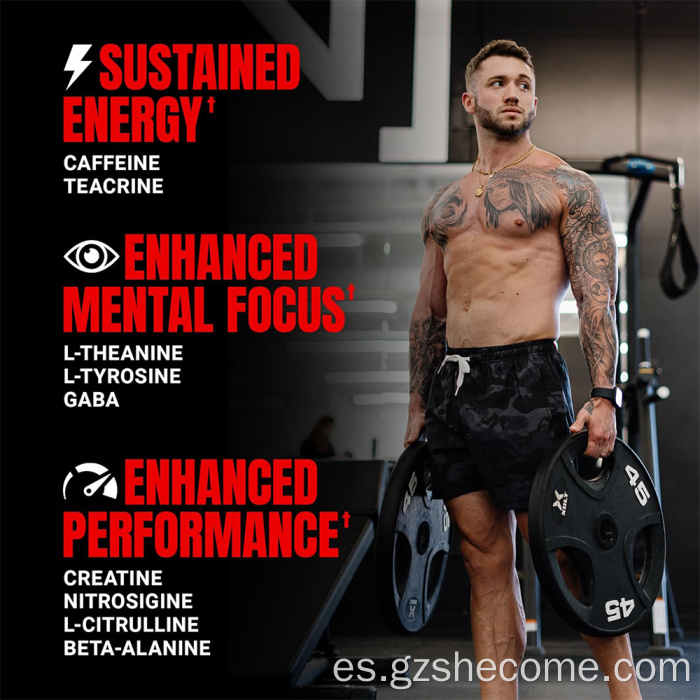 Shecome creatina en polvo antes del entrenamiento